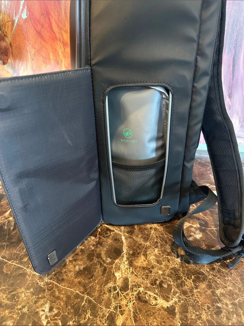Korin Flappack Pro 16 Black Men's Backpack - Smooth Minimalist Carry